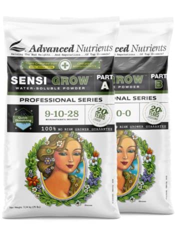 advanced nutrients fertilizer Advanced Nutrients Sensi Grow Part A+B WSP Professional Series 25lbs S– Discount Indoor Gardening