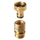 Solid Brass Quick Connect Set With Lock- Lead Free - Discount Indoor Gardening