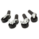 Fast Fit Caster Wheels, 4 Piece - Discount Indoor Gardening