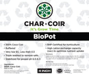 Char Coir BioPot 4" - Discount Indoor Gardening