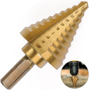 The Stepper Titanium Step Drill Bit, 1/4" to 1 3/8" - Discount Indoor Gardening